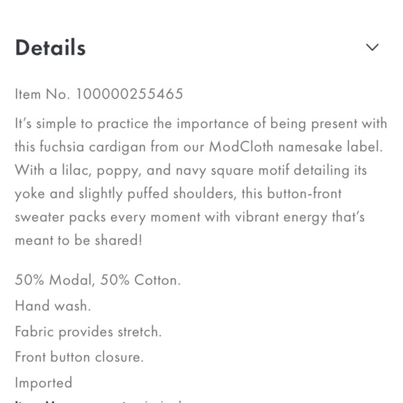 ModCloth Chicly Checkered Intarsia Cardigan Small - Picture 8 of 9